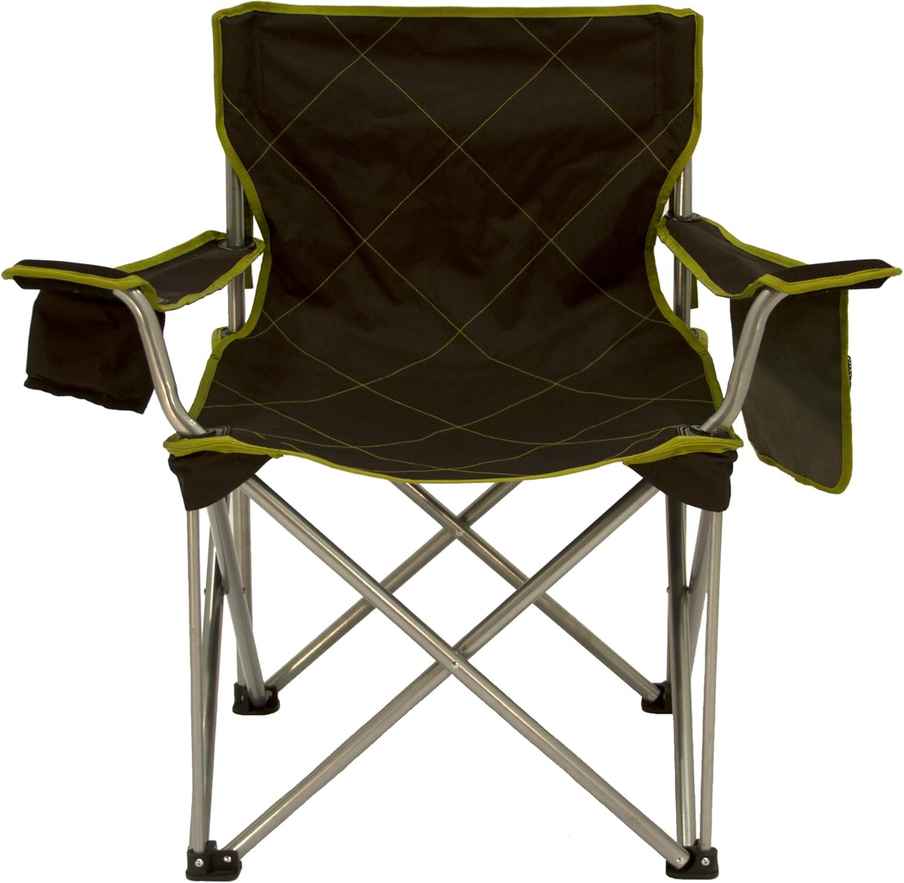 TravelChair Big Kahuna Chair - Supersized Camping Chair - 800lb Capacity - Brown/Lime - One Size (599)